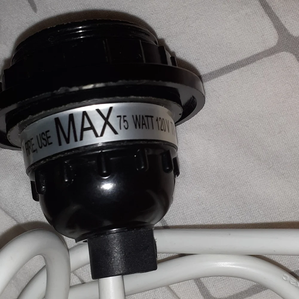 IKEA HEMMA Cord Socket Type A Bulb White 15 ft.